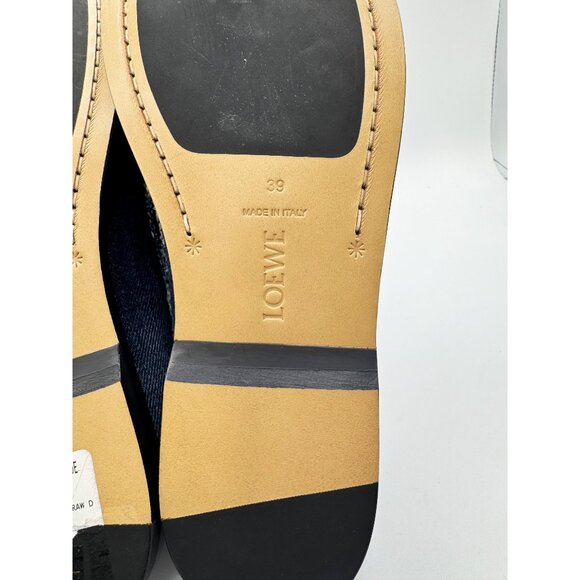 Loewe Campo Boat Shoes in Washed Denim Blue - Picture 11 of 12